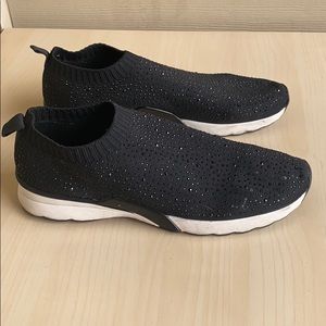 Shinny Black Comfu Sneakers Zara